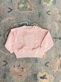 Pink bow sweater
