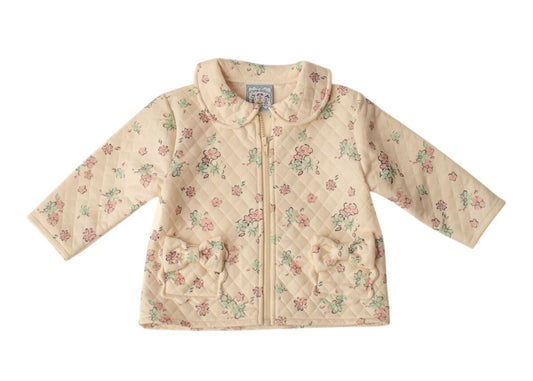 Lydia girls cream floral jacket