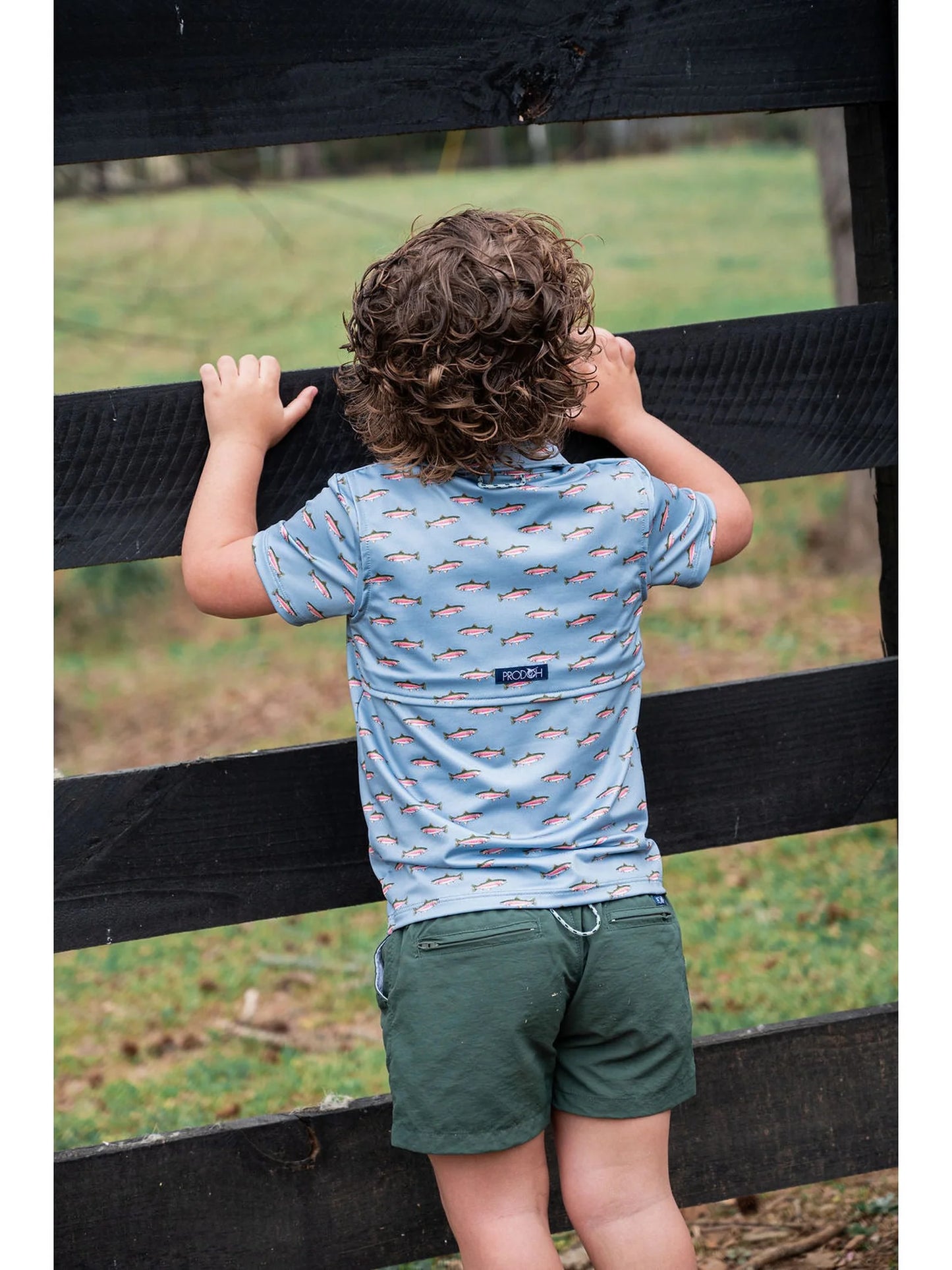PRO PERFORMANCE SHORT SLEEVE POLO - RAINBOW TROUT