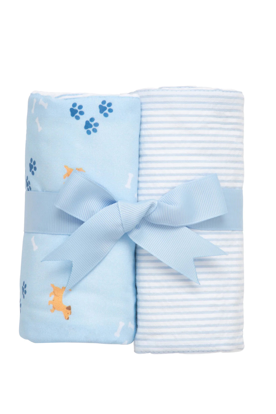 Puppy set of Two Burps blue