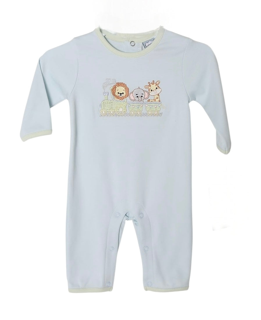 Zoo train romper
