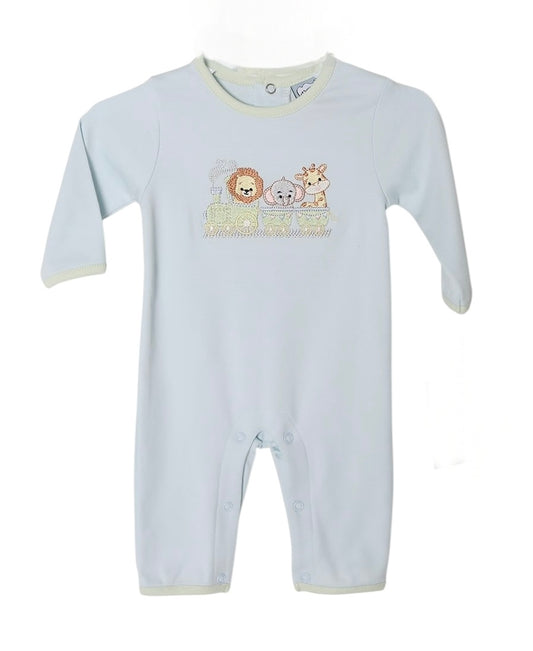 Zoo train romper