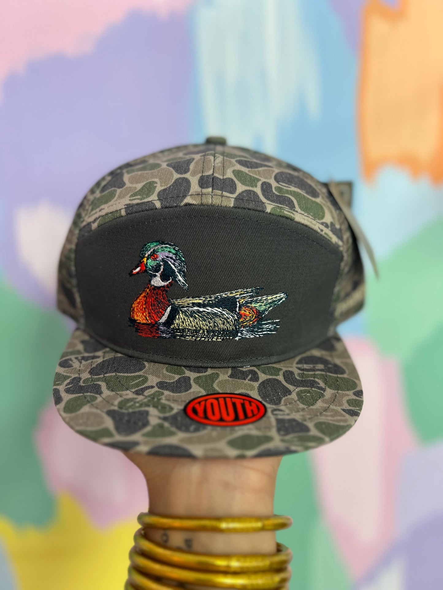 Backwoods camo wood duck hat