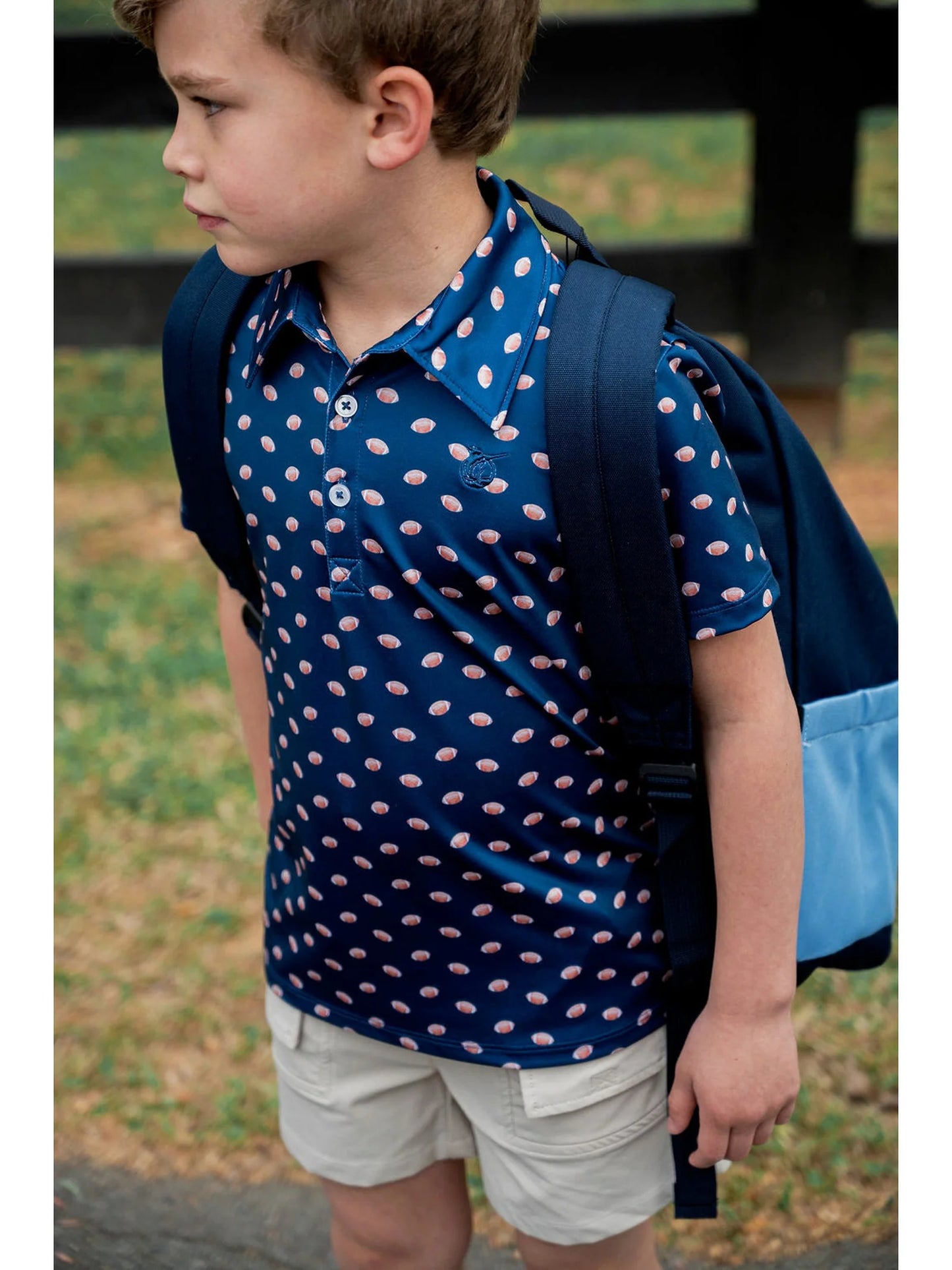 PRO PERFORMANCE SHORT SLEEVE POLO - FOOTBALL