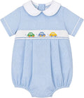 Cars periwinkle blue stripe bubble