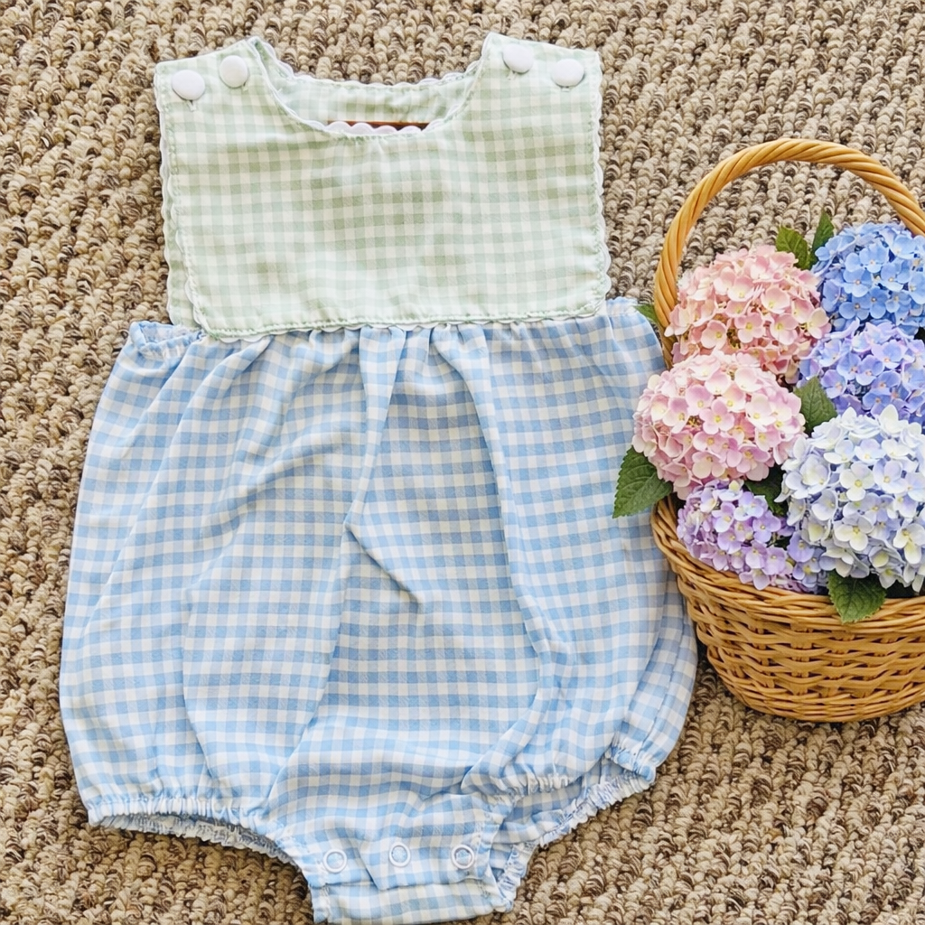Finley bubble Green & Blue