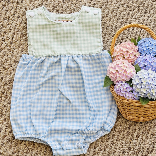 Finley bubble Green & Blue