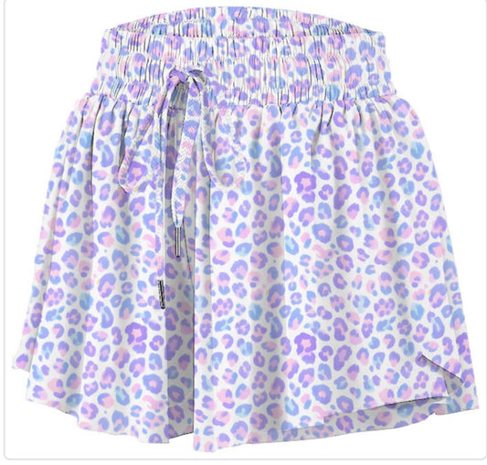 Leopard Love Butterfly Shorts