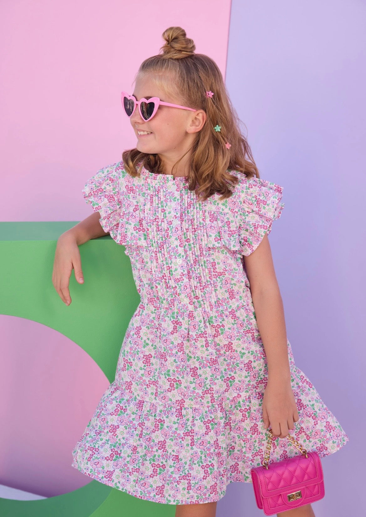 Rodeo Dress - Pink Bloomsbury Blossoms