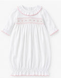 Natalie white knit girl sac