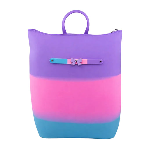 American Jewel Yummy Gummy Zipper Backpack - Cotton Candy
