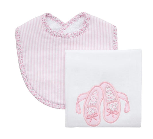 Ballet Basic Bib & Burp Boxed Set
