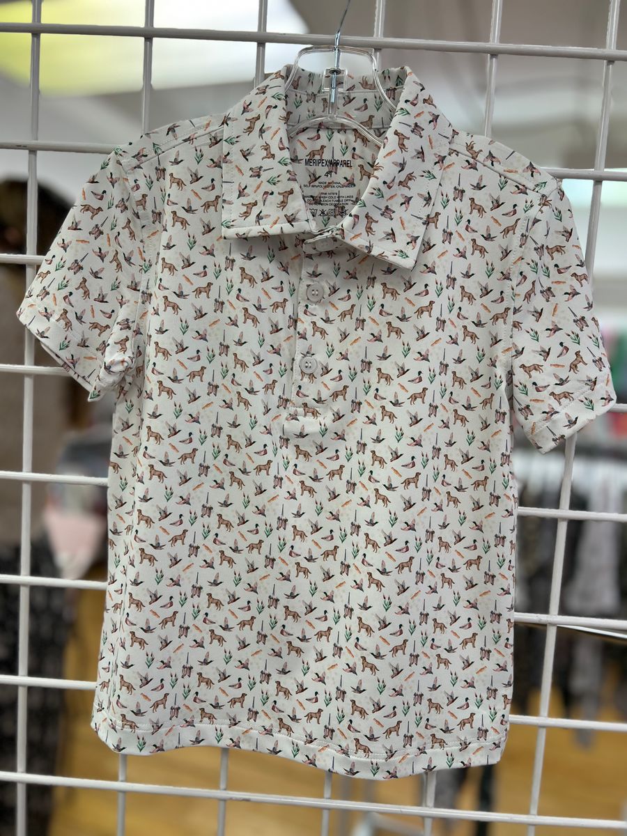Waterflow Print polo