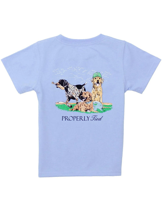 Boys Diamond Dogs SS Light Blue