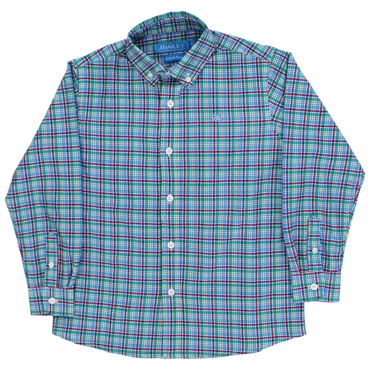 Performance Button down Cabin Plaid
