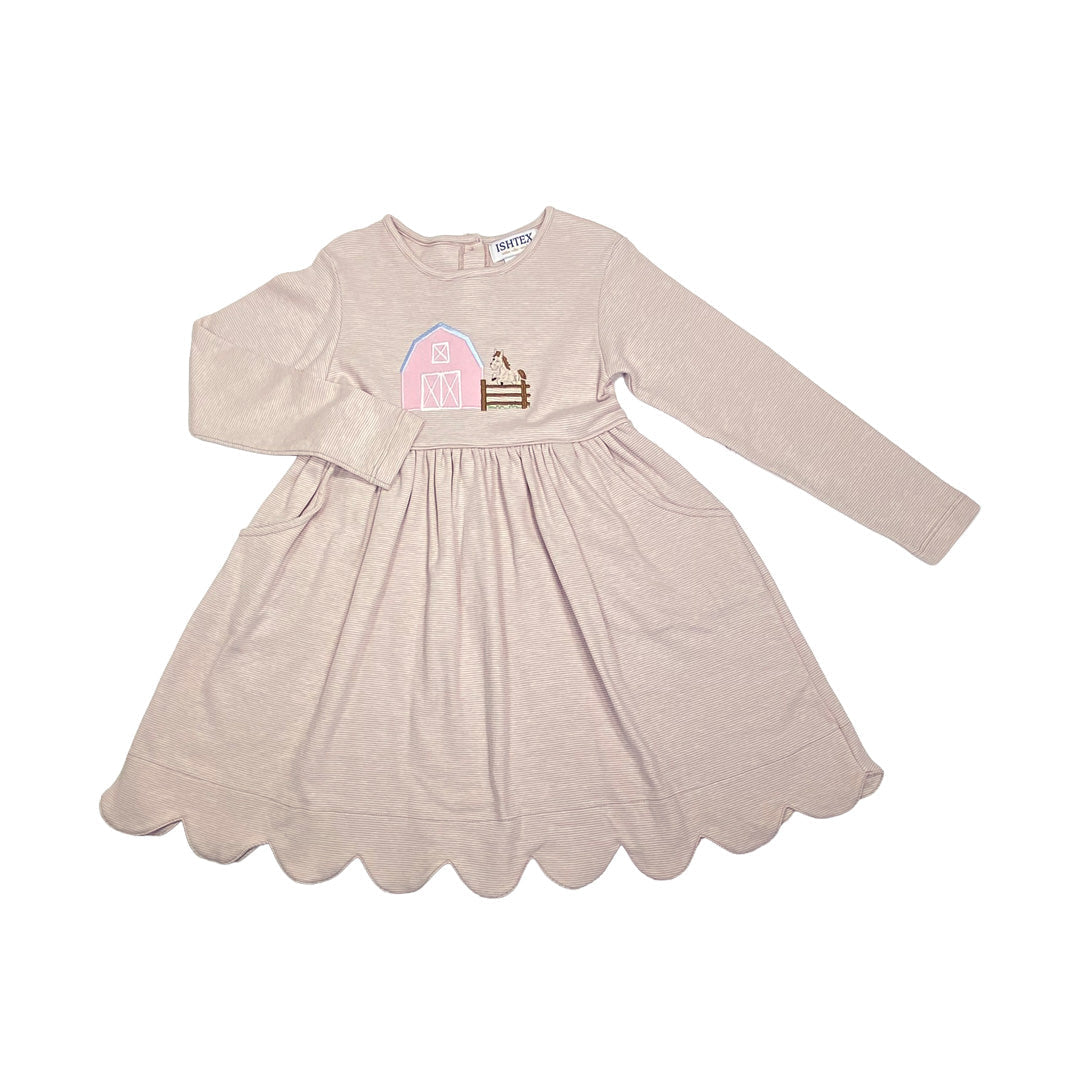 Farm applique dress