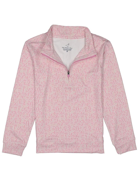 Girls range pullover nine pink