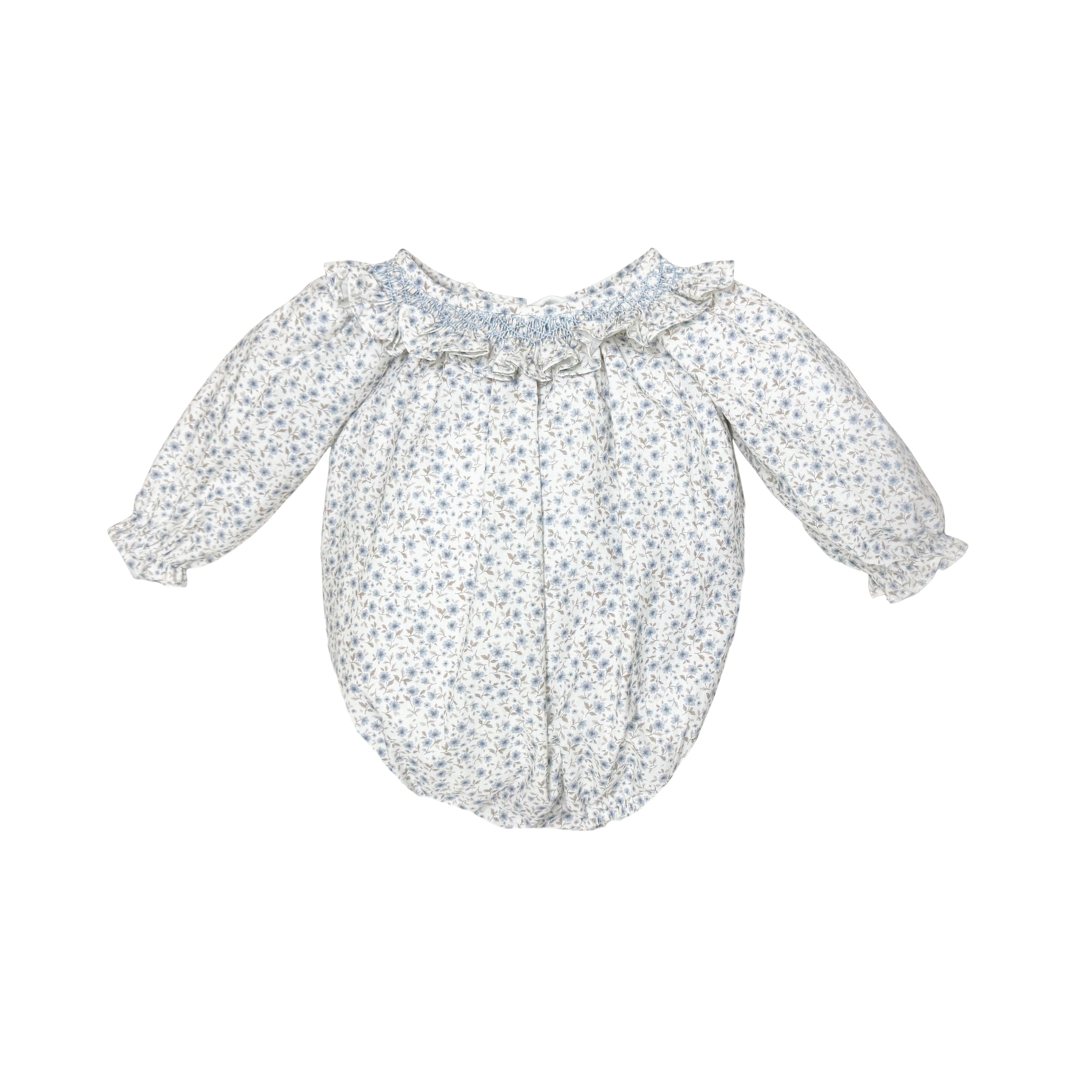 Dusty Blue Floral Scarlett Bubble