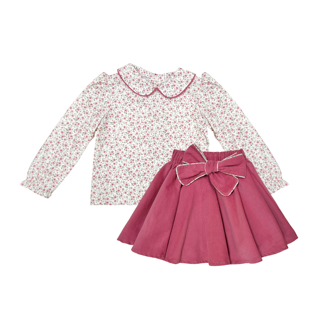 Tiny Roses Laurie Skirt Set