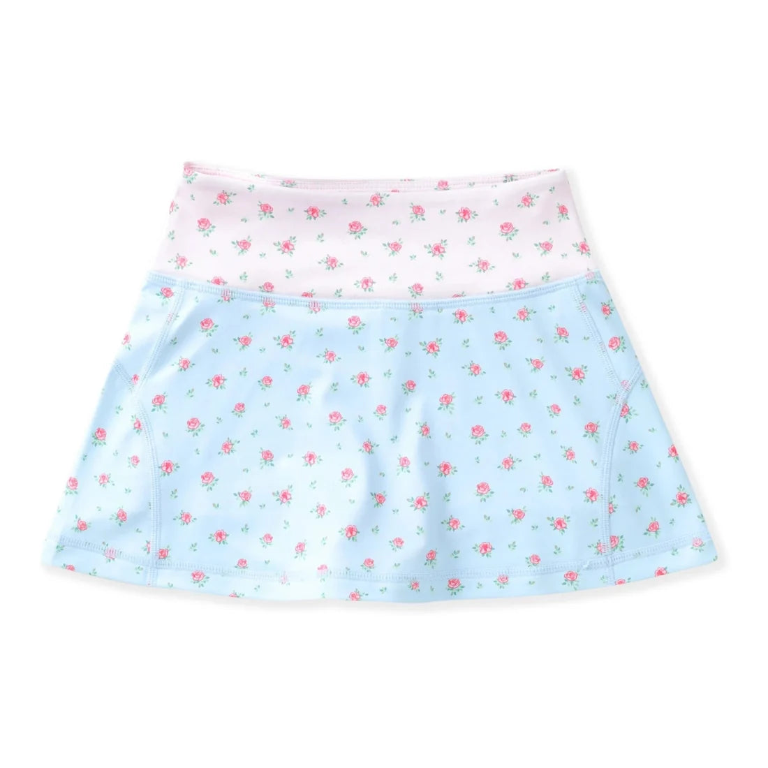 FANCY FLORAL TENNIS SKIRT