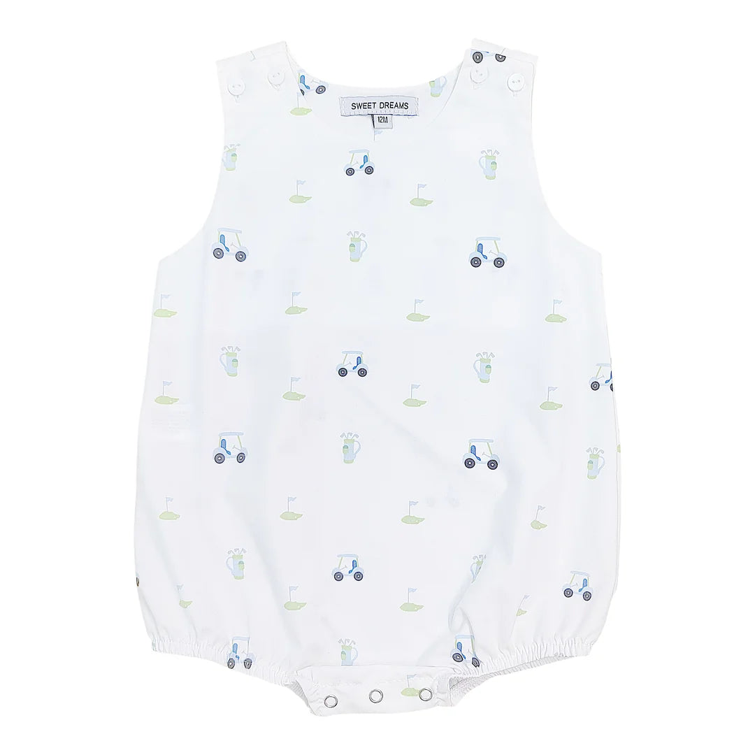 Golf Printed Boy Bubble