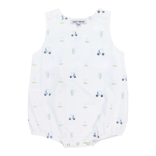 Golf Printed Boy Bubble