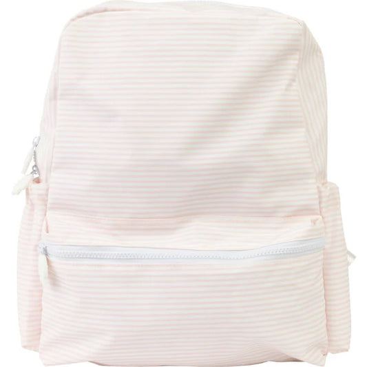 The Backpack in Pink Stripe