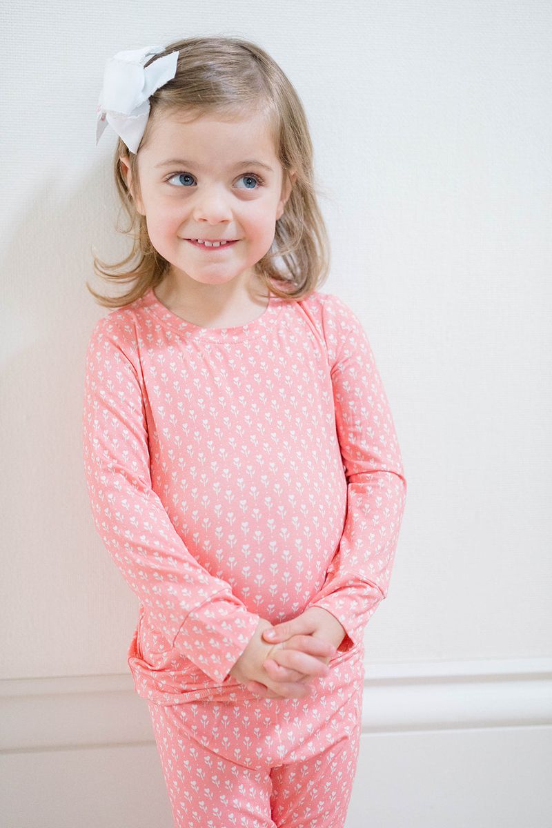 Coral tulips 2pc set