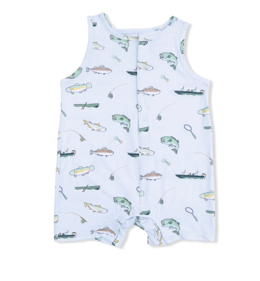 Fishing Sleeveless Romper