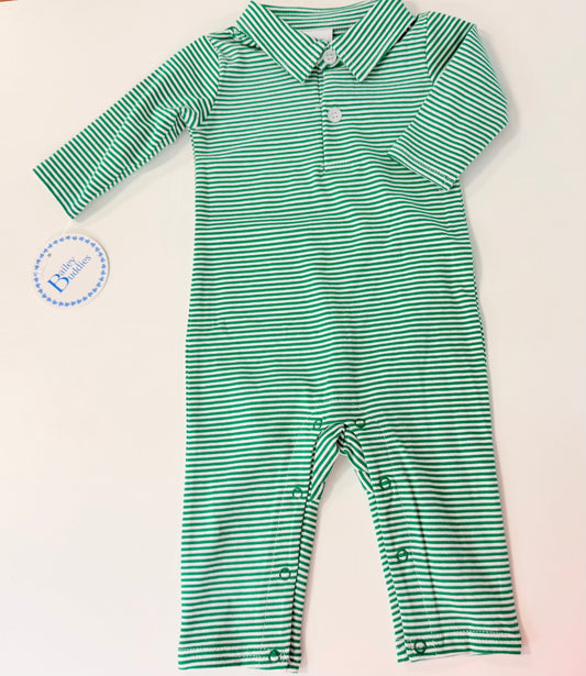 Kelly striped knit play suit