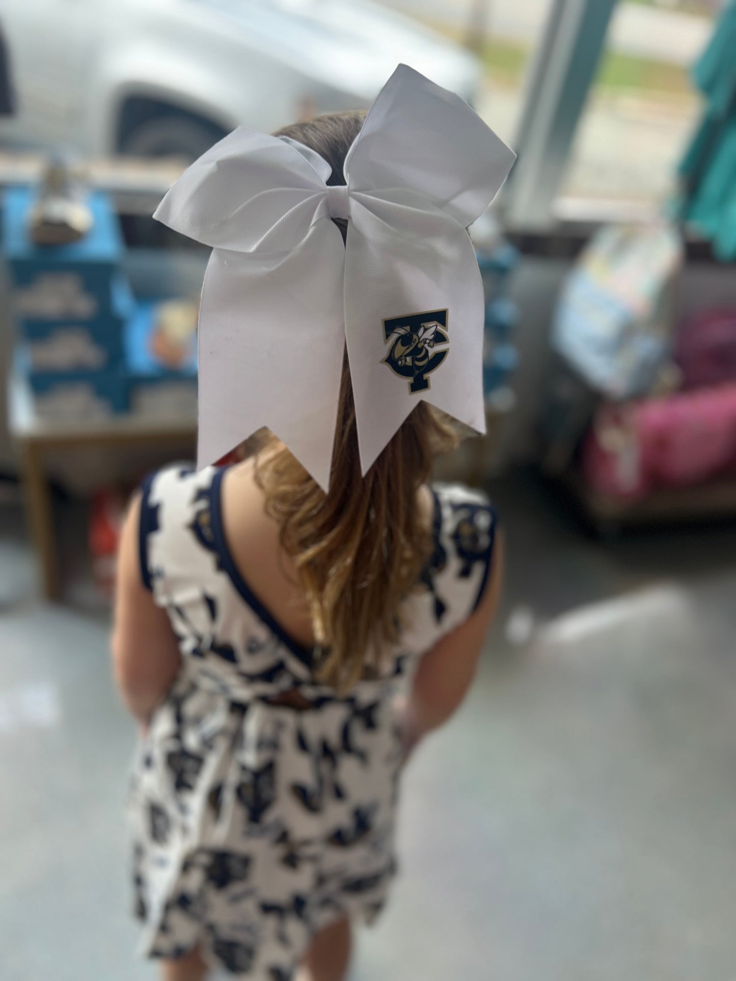 TC Cheer bow with clip