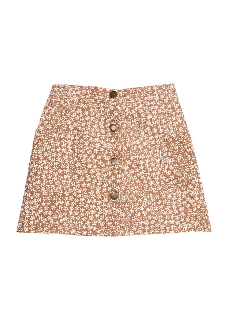 Emily Skirt- Aspen Floral Cinnamon