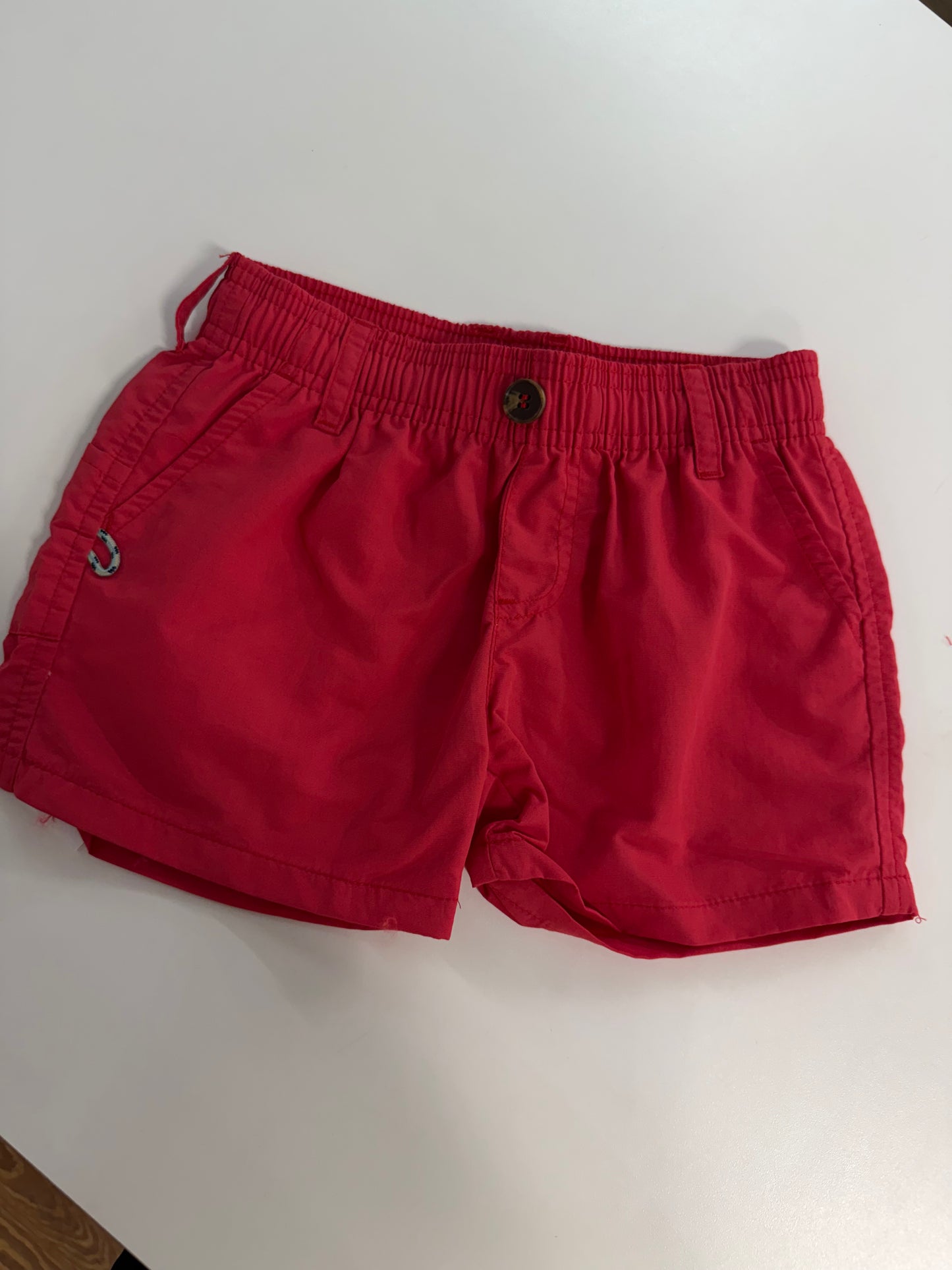 Boys Outrigger Performance Short red