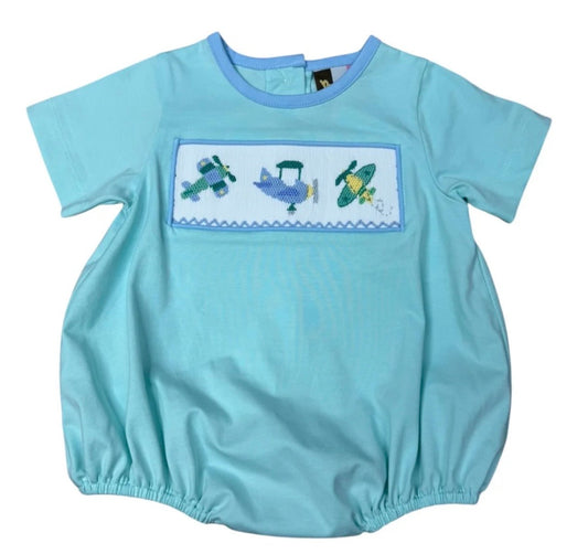 Airplane smocked bubble