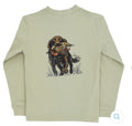 Spaniel L/S pistachio tee
