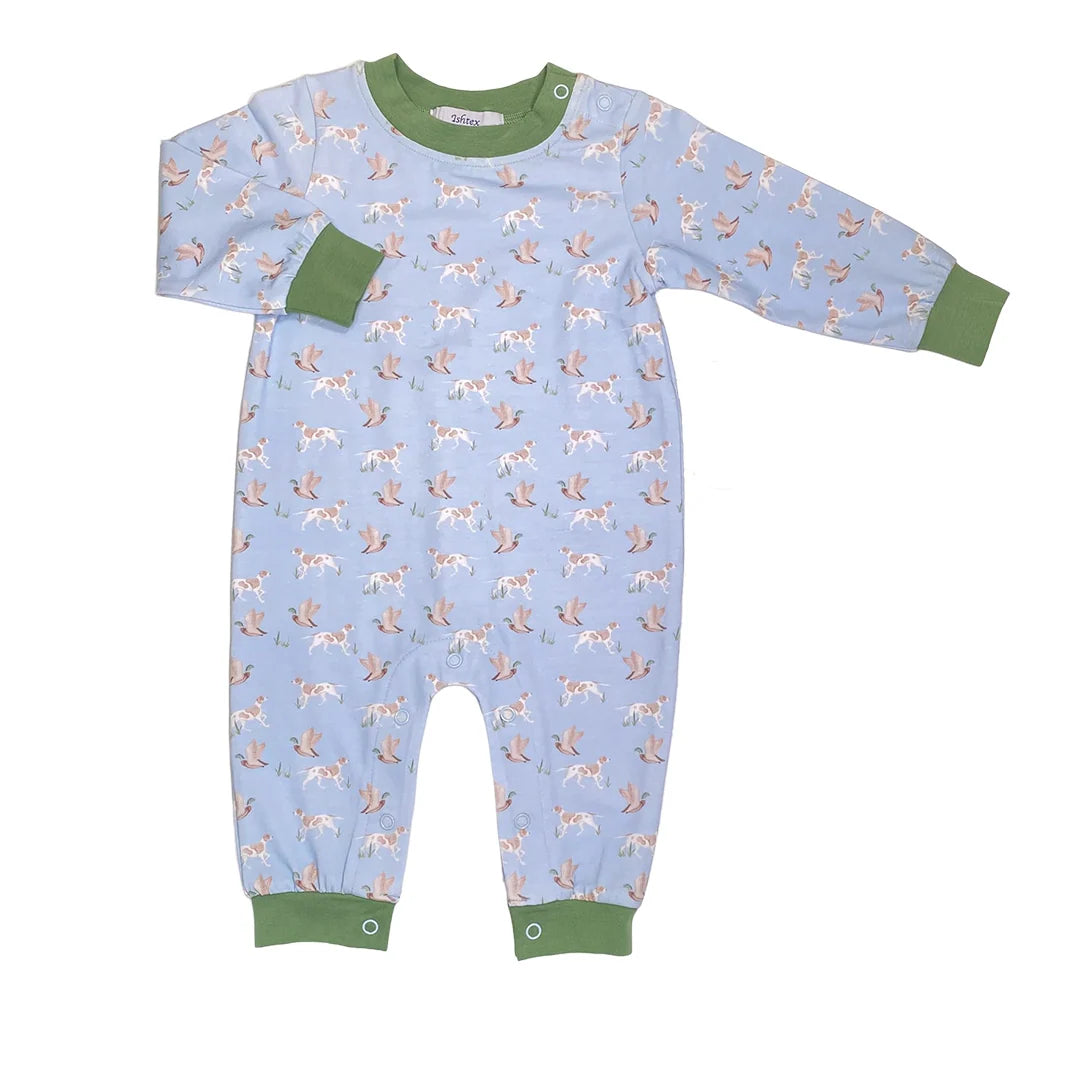 Duck hunt boy romper