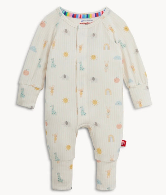 Lullaby Sky Pink Modal Magnetic Convertible Coverall
