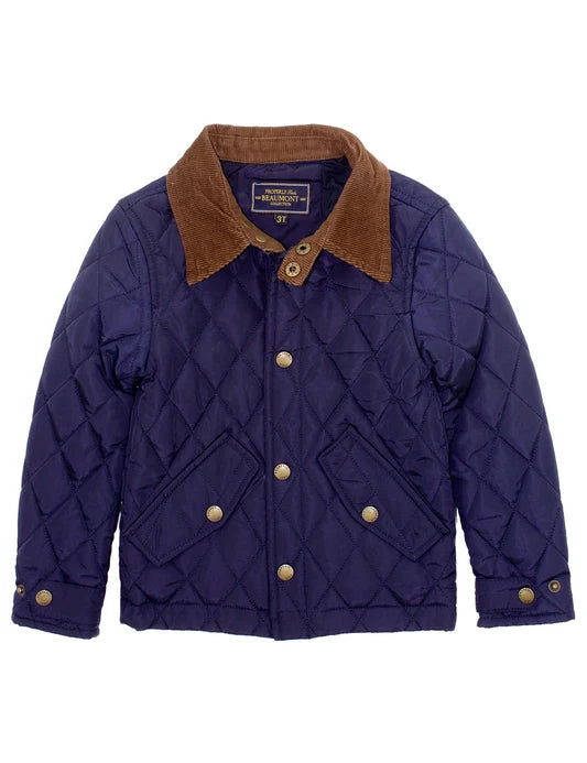 Boys Beaumont jacket navy