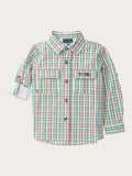FOUNDERS KIDS FISHING SHIRT - HOLIDAY PLAID