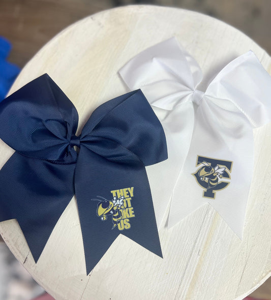 TC Cheer bow with clip