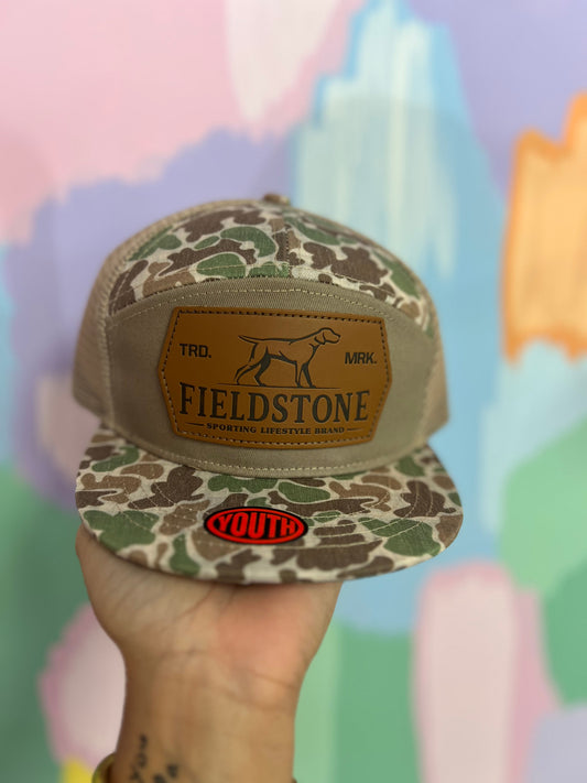 Youth camo hat