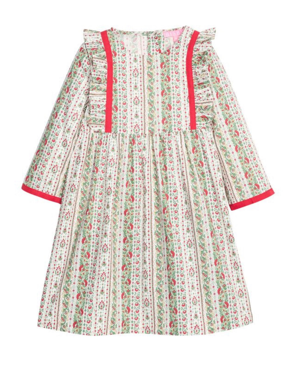 Porto Dress- St Moritz Floral Stripe