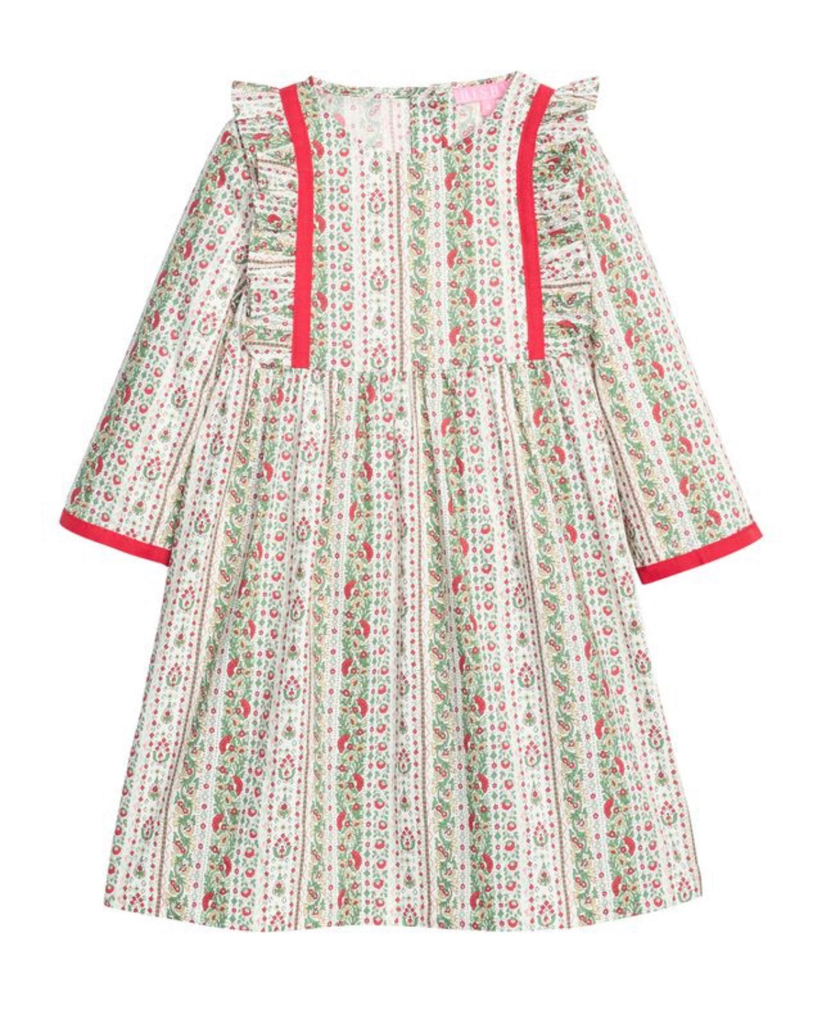 Porto Dress- St Moritz Floral Stripe