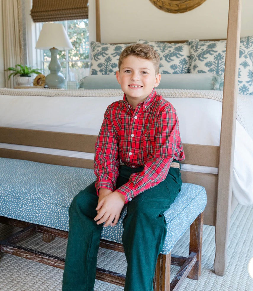 Roscoe Button Down Shirt - Tartan