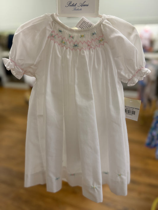 Colorful smocked dress