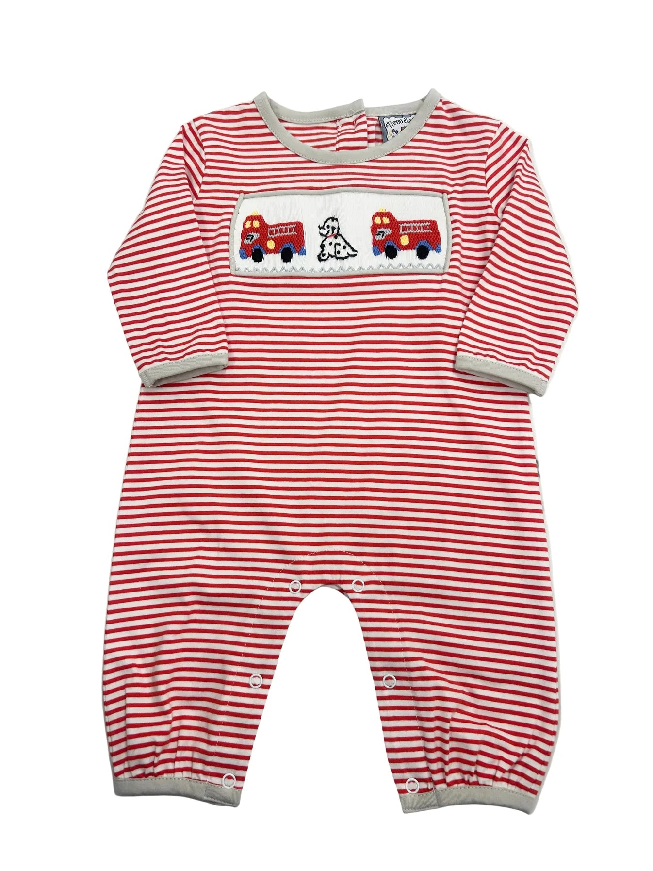 Rescue Squad Smocked Romper