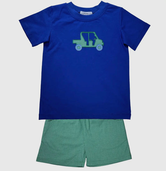 Side by side short set