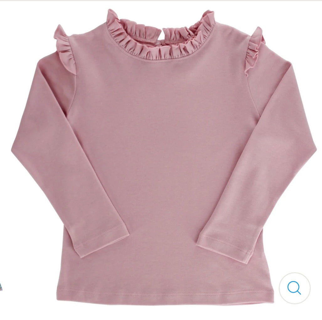 Long sleeve light pink top