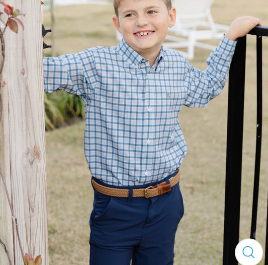 Performance Button Down - Stone