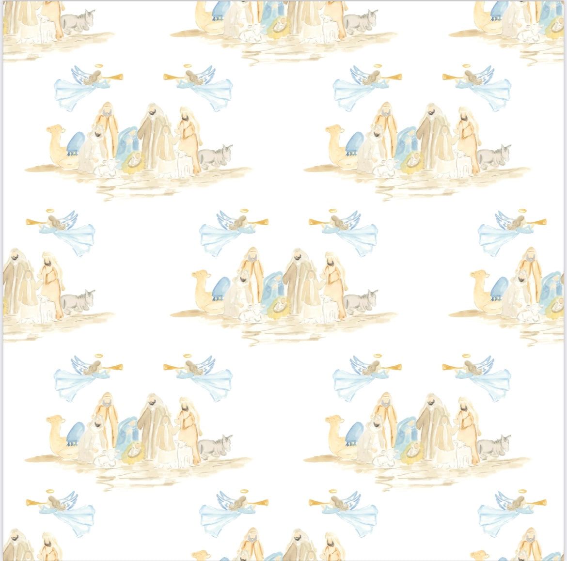 Nativity Two Piece Pajama Pants Set